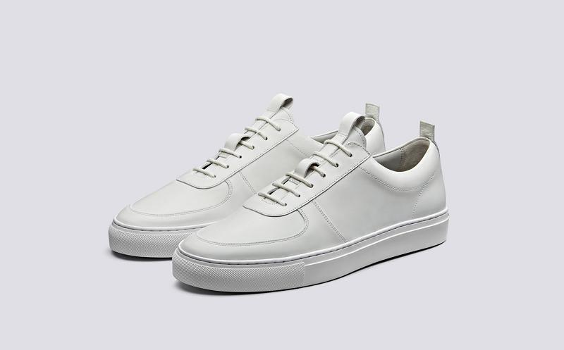 Grenson Sneaker 22 Mens Sneakers - White Calf Leather EM6587